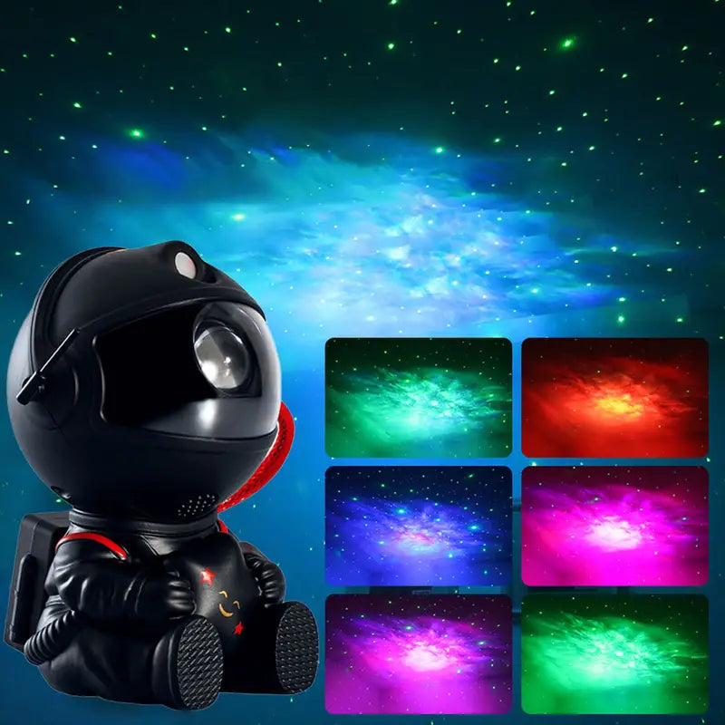 LED Astronaut Galaxy Projector Night Light Lamp